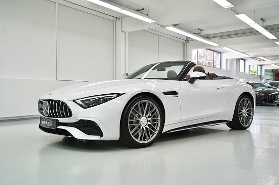 Mercedes-AMG SL 43 - PREMIUM ! Manufaktur LEDER NAPPA & MANUFAKTUR BRITHT ! AMG 21 ! - Markeli-Automobile-München