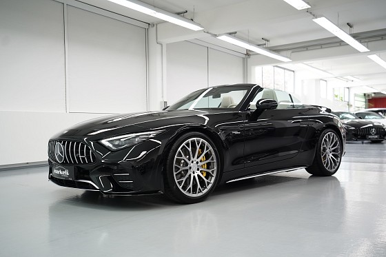 Mercedes-AMG SL 43-V8 Styling (SL63/SL55) performance sitz/seat ! premium plus ! DYNAMIC & AERO-PAKET - Markeli-Automobile-München