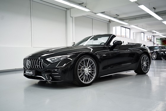 Mercedes-AMG SL 43 ! v8-STyling(SL 63) ! premium-MANUFACTUR LEDER-21 ZOLL-REAL PERFORMANCE SOUND - Markeli-Automobile-München