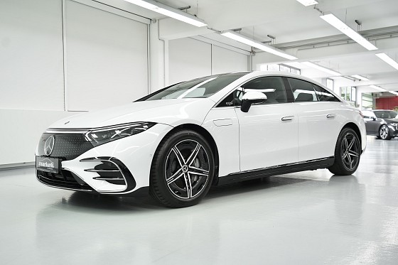 Mercedes- Benz EQS 450+ ! MODELL 2025 ! AMG LINE exterieur & interieur ! modell 2025-118kwH-873 KM ! - Markeli-Automobile-München