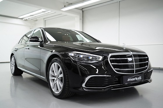 Mercedes Benz S 350 d 4Matic lang M.2022 STANDHEIZUNG / BURMESTER 3D / HINTERACHSLENKUNG / MASSAGE - Markeli-Automobile-München