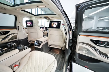 Bild 1: Mercedes-Benz S 450 4Matic lang Benzin/petrol  - voll/full - amg line  - chauffeur paket