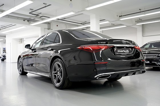 Mercedes-Benz S 450 4Matic lang-amg Benzin/Petrol ! Voll/full!  AMG LINE - TV TUNER  - EXECUTIVE SITZ. - Markeli-Automobile-München
