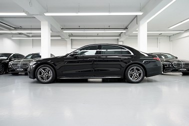 Bild 1 anzeigen Bild 1: Mercedes-Benz S 450 d 4Matic Long-amg 450 D-DIESEL - VOLL/FULL - AMG line - LEDER NAPPA - dirve pilot.