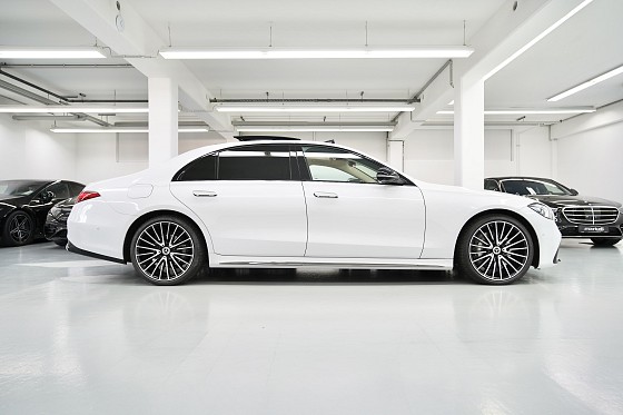 Mercedes-Benz S 450 d 4Matic lang diesel - amg line - amg 21 Zoll/inch -  manufactur / leder nappa - Markeli-Automobile-München