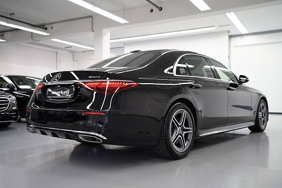 Mercedes- Benz S 500 4 MAtic Long-AMG ! VOLL/FULL !AMG LINE + EXKLUSIV & CHAUFFEUR PAKET+DRIVE PILOT!. - Markeli-Automobile-München