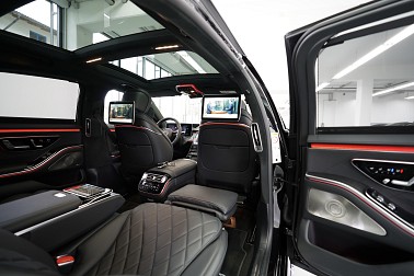 Bild 1: Mercedes-Benz S 580 e-hybird 4Matic Lang e-Hybird & Benzin - AMG line/exklusiv paket/executive sitz/TV