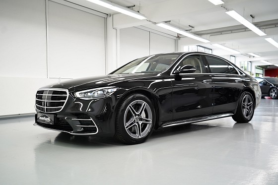 Mercedes-Benz S 580!V8!4Matic Lang-M.2024 ! Modell 2024 ! amg LINE / exklusiv & chauffeur paket + 3x TV - Markeli-Automobile-München