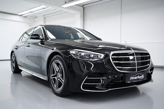 Mercedes-benz s 350 d 4matic lang - AMG CHAUFFEUR PAKET / AMG LINE / hinterachslenkung ! 2022 ! - Markeli-Automobile-München