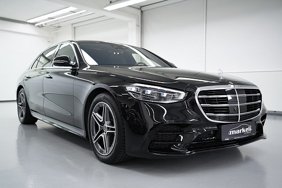 mercedes-benz s 500 4matic lang - VOLL exklusiv & amg & night-paket + standheizung +tv ++ - Markeli-Automobile-München